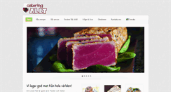Desktop Screenshot of cateringallt.se